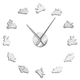 Giant Motorcycle Wall Clock My Wall Clock